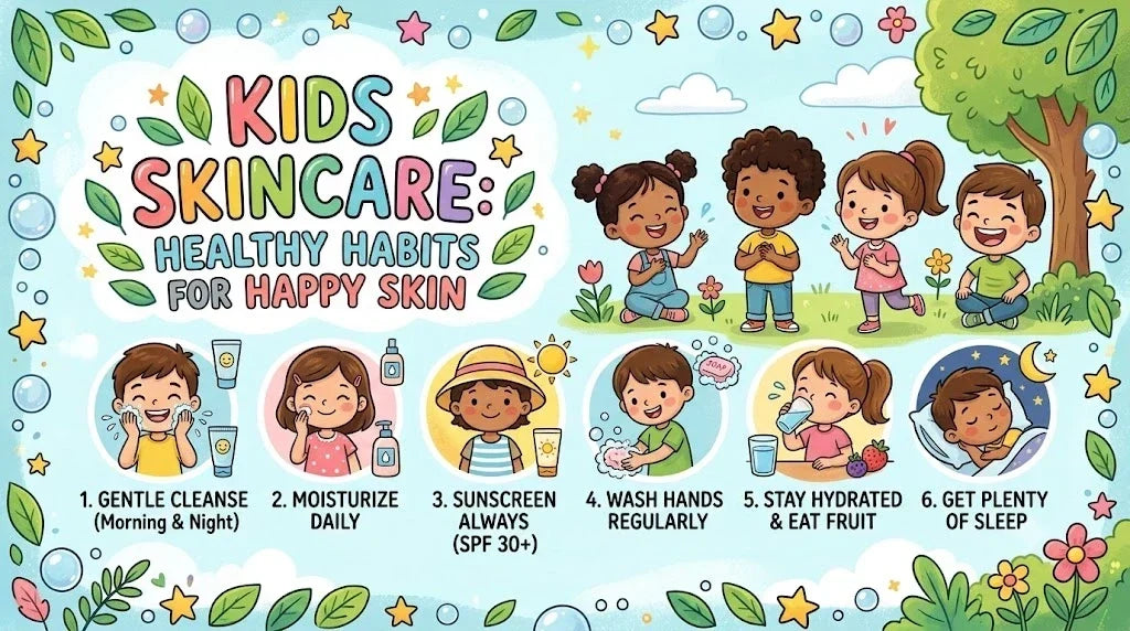 The Complete Guide to Kids Skincare: Healthy Habits for Happy Skin