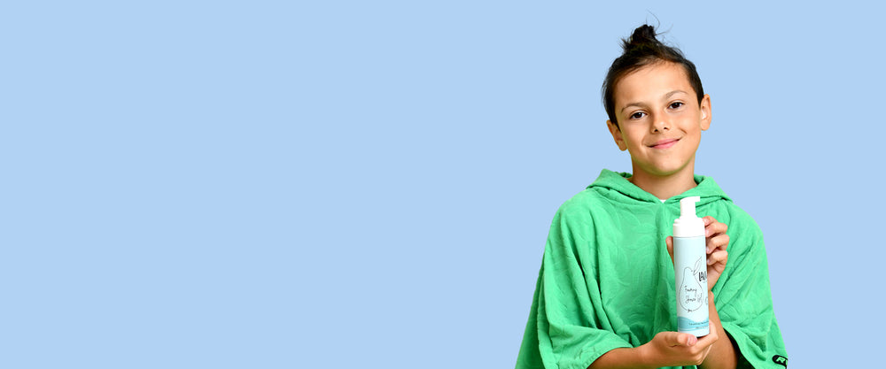Girl with a product by Lav Kids