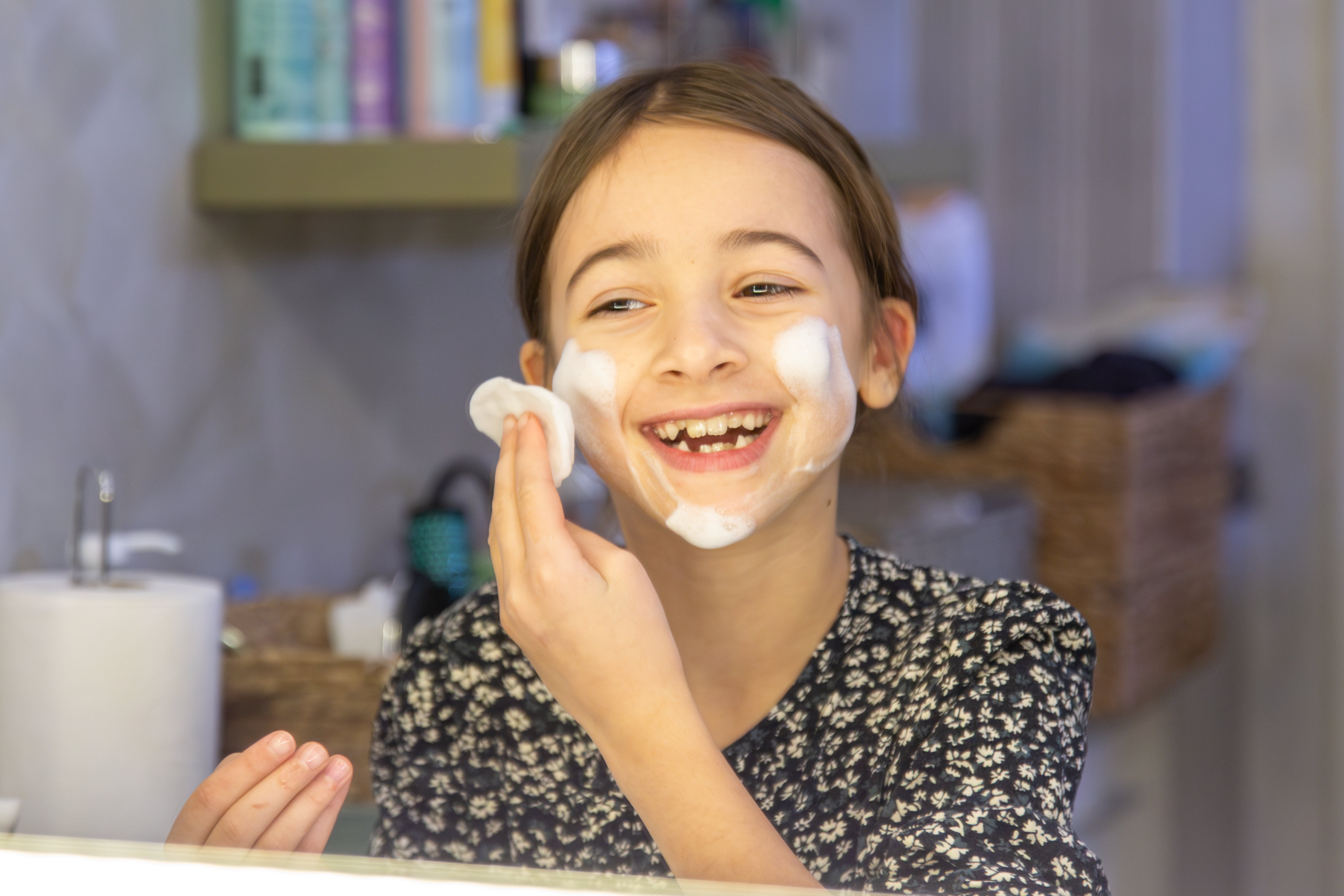 how to cleanse kids’ skin